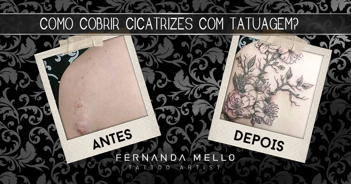 COMO COBRIR CICATRIZES COM TATUAGEM?